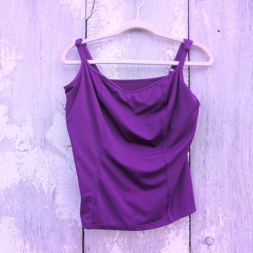 Panache Swimwear Sophia Underwire Tankini Top Purple Women's 36J
